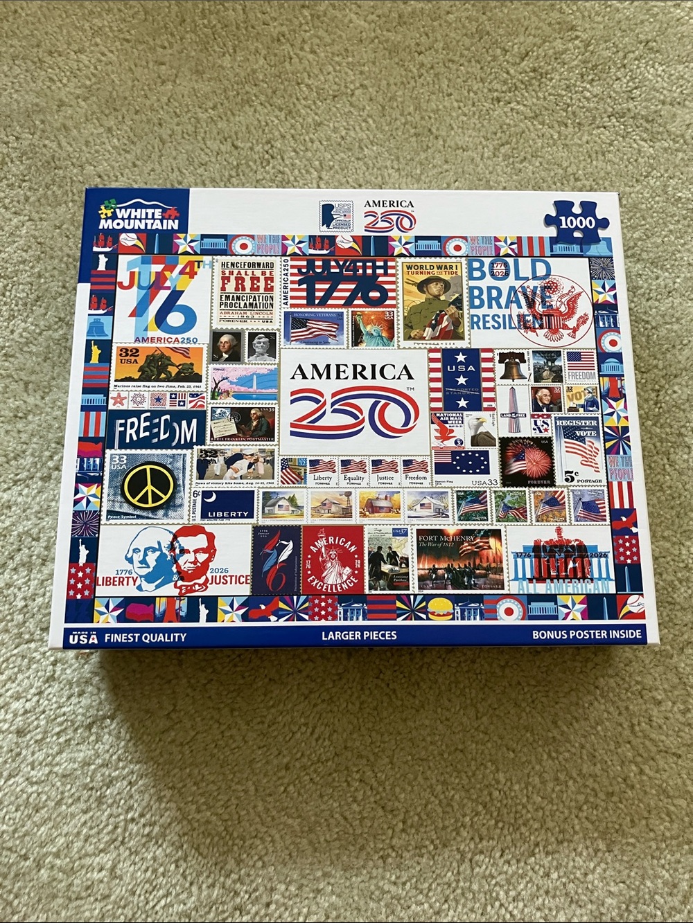 White Mountain America 250 Puzzle